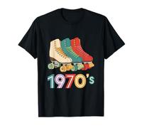 Retro Roller Skating 1970s Vibes Fun Vintage Style T-Shirt