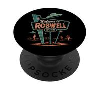 Retro Roswell New Mexico UFO Alien 1947 Souvenir PopSockets Adhesive PopGrip