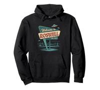 Retro Roswell New Mexico UFO Alien 1947 Souvenir Pullover Hoodie