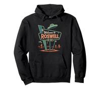 Retro Roswell New Mexico UFO Alien 1947 Souvenir Pullover Hoodie