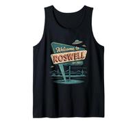 Retro Roswell New Mexico UFO Alien 1947 Souvenir Tank Top
