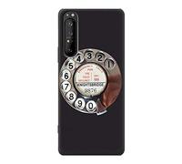 Retro Rotary Phone Dial On Case Cover For Sony Xperia 1 II