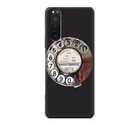 Retro Rotary Phone Dial On Case Cover For Sony Xperia 5 II