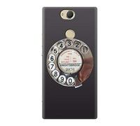 Retro Rotary Phone Dial On Case Cover For Sony Xperia XA2 Plus