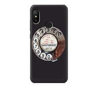 Retro Rotary Phone Dial On Case Cover For Xiaomi Mi A2 Lite (Redmi 6 Pro)