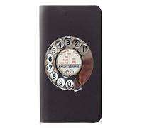 Retro Rotary Phone Dial On PU Leather Flip Case Cover For Sony Xperia XA2 Ultra