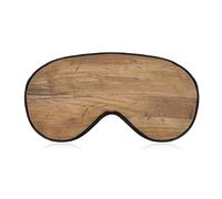 Retro Rough Oak Wall Eye Mask, Side Sleeping Mask Light Blindfold Sleeping Mask Nose Pad and Elastic Band for Children Women and Men