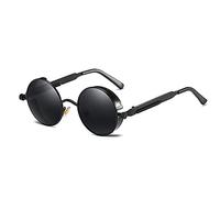 Retro Round Polarized Sunglasses for Men Women Steampunk John Lennon Hippie Style Circle UV400 Sun Glasses