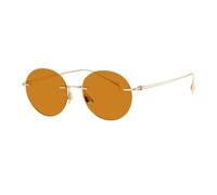 Retro Round Rimless Blue Light Blocking Glasses Amber Lens UV Protection Women Readers for Computer TV Phones Screen,Gold,+1.50
