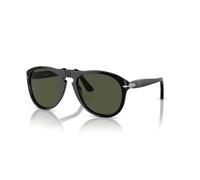 Retro Round Sunglasses - unisex - Persol - Sunglasses - Black - 56 MM - Accessories 56 MM