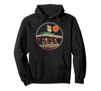 Retro Route 66 Road Trip Vintage Adventure Pullover Hoodie