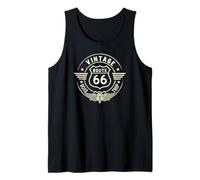Retro Route 66 Road Trip Vintage Adventure Tank Top