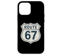 Retro Route 67 Highway Sign Vintage Road Nostalgia Case for iPhone 12 mini