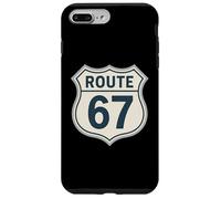 Retro Route 67 Highway Sign Vintage Road Nostalgia Case for iPhone 7 Plus/8 Plus