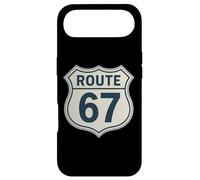 Retro Route 67 Highway Sign Vintage Road Nostalgia Case for iPhone Air