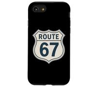 Retro Route 67 Highway Sign Vintage Road Nostalgia Case for iPhone SE (2020) / 7/8