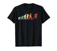 Retro Running Evolution for Men Who Love to Run Funny Runner Value Graphic T-Shirt