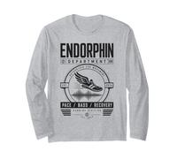 Retro Running Pace Recovery Endurance Athlete Style Long Sleeve T-Shirt