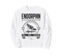 Retro Running Pace Recovery Endurance Athlete Style Sweatshirt