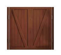 Retro Rustic Cafe Swinging Doors with Metal Hinges, Solid Wood Swinging Doors, Auto Close 2-Way Swing Half Door for Kitchen, Shop Entrance, Bar, Indoor Partition(150x100cm(59.1x39.4in))