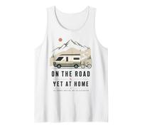 Retro RV Camping Life Mountain Road Trip Journey Tank Top