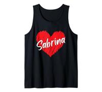 Retro Sabrina Personalized Name I Love Sabrina Vintage Meme Tank Top