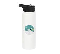 Retro Sailing Boat Glider Flight Pilot Aviation Stainless Steel Insulated Water Bottle