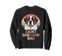 Retro Saint Bernard Dad St. Bernard Sweatshirt