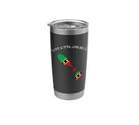 Retro Saint Kitts and Nevis Distressed Flag Map Stainless Steel Insulated Tumbler