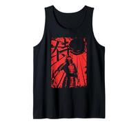 Retro Samurai Warrior Japanese Samurai Ronin Tank Top