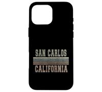 Retro San Carlos California Case for iPhone 16 Pro Max