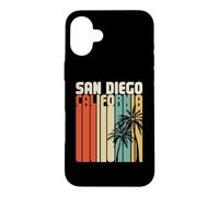 Retro San Diego California Surf Vintage Beach Cali SoCal SD Case for iPhone 16 Plus