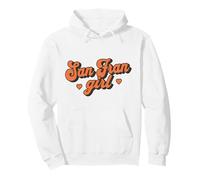 Retro San Francisco Girl Cute Throwback SF Pullover Hoodie