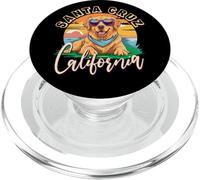 Retro Santa Cruz California Beach Golden Retriever Dog Breed PopSockets PopGrip for MagSafe