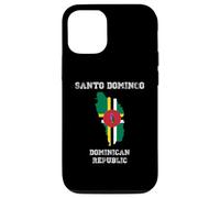 Retro Santo Domingo Dominican Republic Distressed Flag Case for iPhone 12/12 Pro