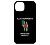 Retro Santo Domingo Dominican Republic Distressed Flag Case for iPhone 13