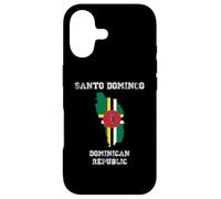 Retro Santo Domingo Dominican Republic Distressed Flag Case for iPhone 17