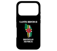 Retro Santo Domingo Dominican Republic Distressed Flag Case for iPhone 17 Pro