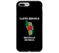 Retro Santo Domingo Dominican Republic Distressed Flag Case for iPhone 7 Plus/8 Plus