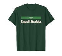 Retro Saudi Arabia Flag Green Saudi Arabian T-Shirt