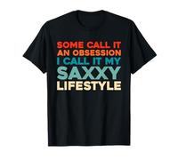 Retro Saxophone Saxo Instrument - Sax Vintage Saxophonist T-Shirt