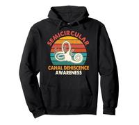 Retro SCDS Awareness Semicircular Canal Dehiscence Awareness Pullover Hoodie