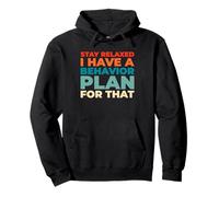 Retro School Leadership Vintage Elementary School Principal Pullover Hoodie