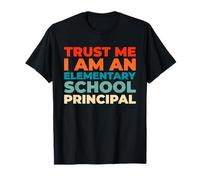 Retro School Leadership Vintage Elementary School Principal T-Shirt