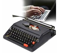 Retro-Schreibmaschine im altmodischen Stil, traditionelle tragbare Schreibmaschine, Vintage-Schreibmaschine für einen nostalgischen Flow, in zwei Farben erhältlich