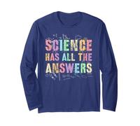Retro Science Has All The Answers Squad Trip Teacher Inspire Long Sleeve T-Shirt