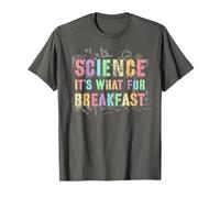 Retro Science It's What's for Breakfast Biology Trip Teacher T-Shirt