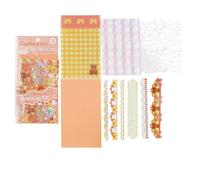 Retro Scrapbooking Borders Embellishments Journaling Decorative Paper for Journal Card Making Memory Book Decoration Retro Art Journal Supplies