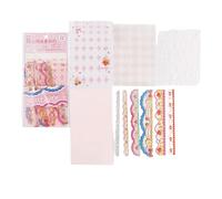 Retro Scrapbooking Borders Embellishments Journaling Decorative Paper for Journal Card Making Memory Book Decoration Retro Scrapbook Sticker