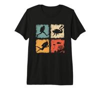 Retro Scuba Diving Dive Compilation Diver Man Woman Kid Premium T-Shirt